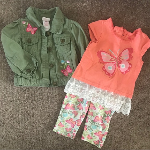 Nannette kids butterfly outfit 24 months